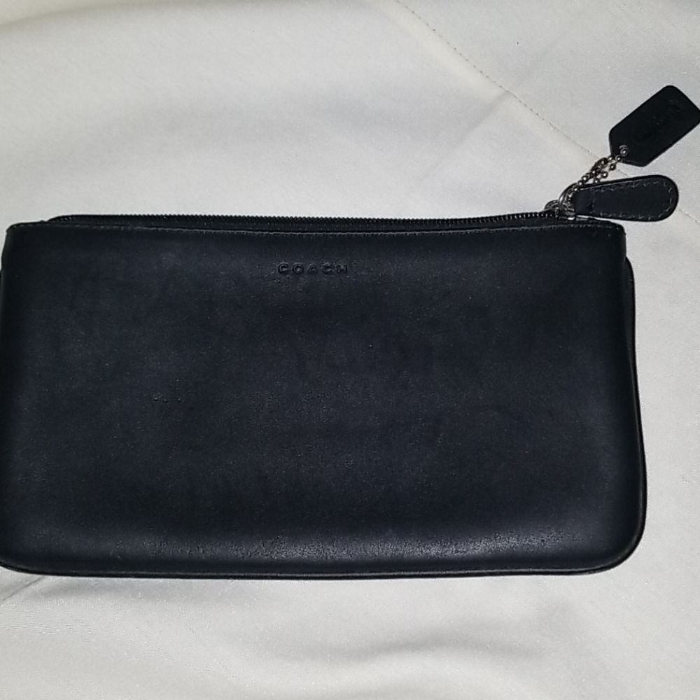 Small Black Coach pouch